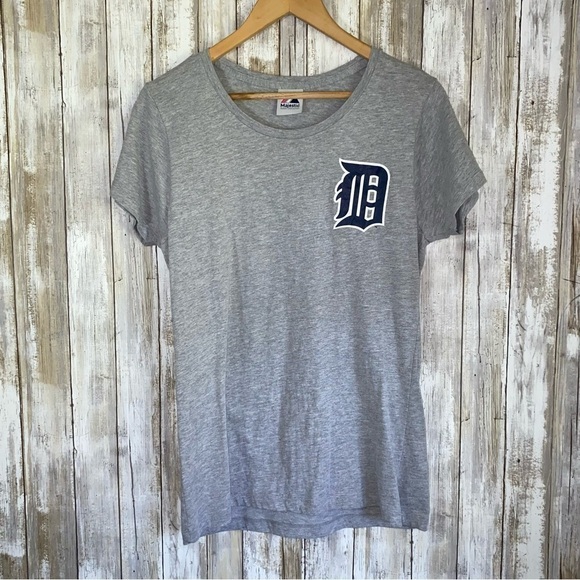 Majestic Tops - Majestic Detroit Tigers Grey Tee